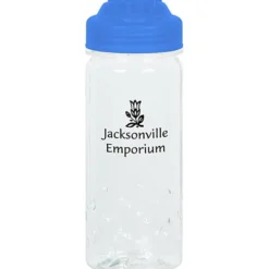 PolySure Inspire Water Bottle with Flip Lid - 16 oz - Clear
