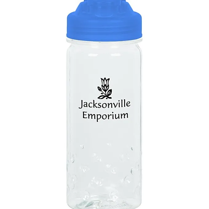 PolySure Inspire Water Bottle with Flip Lid - 16 oz - Clear