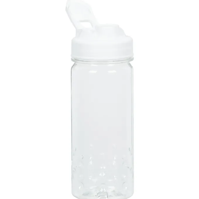 PolySure Inspire Water Bottle with Flip Lid - 16 oz - Clear