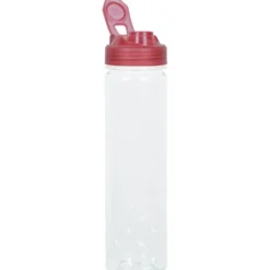 PolySure Inspire Water Bottle with Flip Lid - 24 oz - Clear