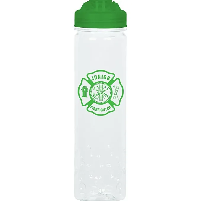 PolySure Inspire Water Bottle with Flip Lid - 24 oz - Clear
