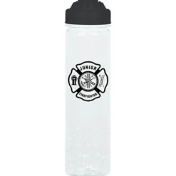 PolySure Inspire Water Bottle with Flip Lid - 24 oz - Clear