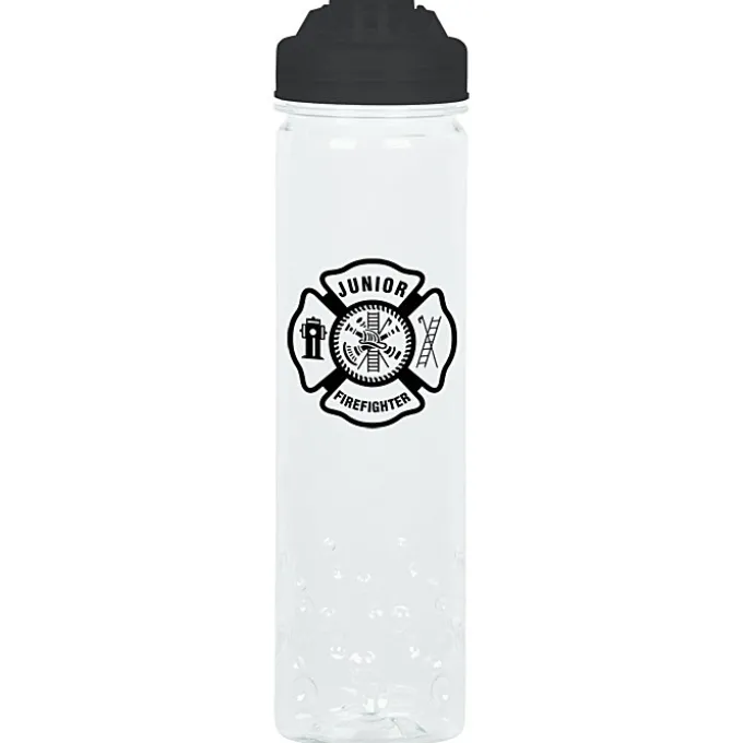PolySure Inspire Water Bottle with Flip Lid - 24 oz - Clear