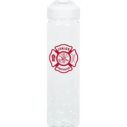 PolySure Inspire Water Bottle with Flip Lid - 24 oz - Clear