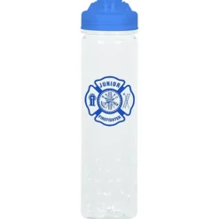 PolySure Inspire Water Bottle with Flip Lid - 24 oz - Clear
