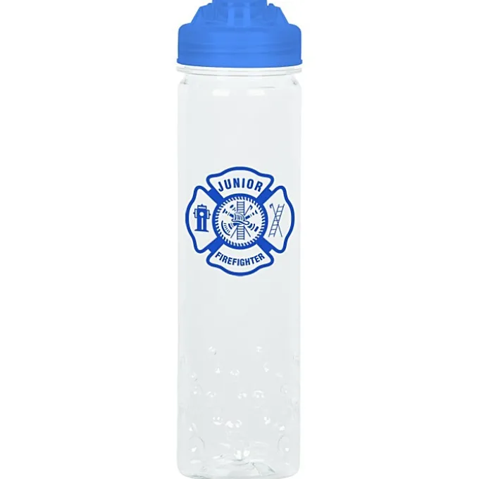 PolySure Inspire Water Bottle with Flip Lid - 24 oz - Clear