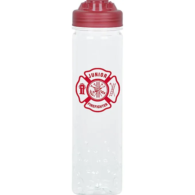 PolySure Inspire Water Bottle with Flip Lid - 24 oz - Clear