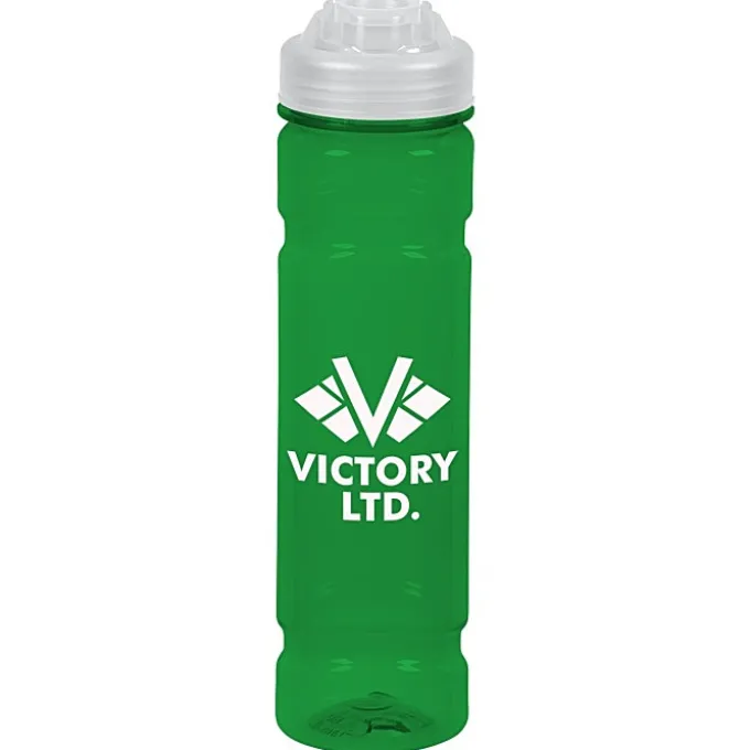 PolySure Jetstream Water Bottle with Flip Lid - 24 oz