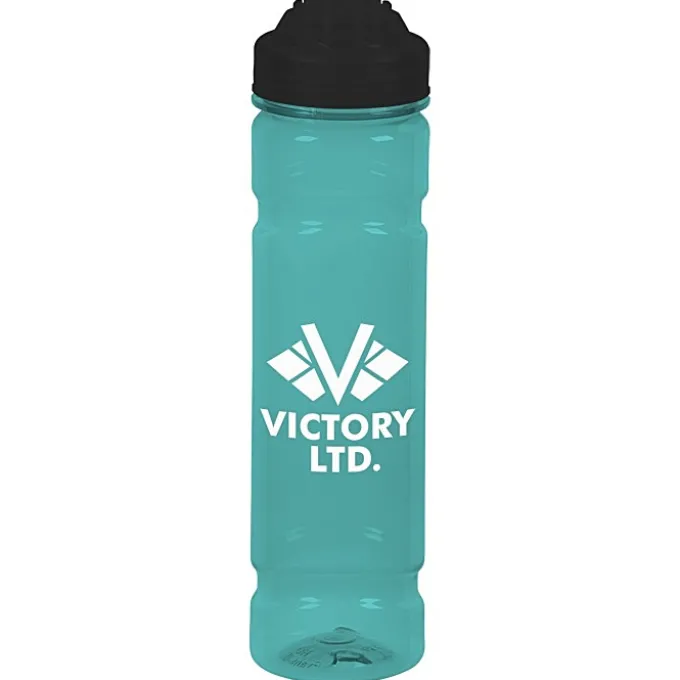 PolySure Jetstream Water Bottle with Flip Lid - 24 oz