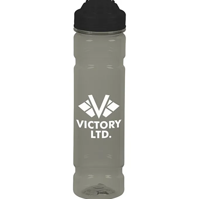 PolySure Jetstream Water Bottle with Flip Lid - 24 oz