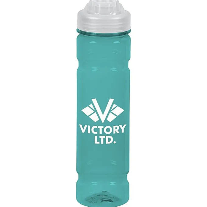 PolySure Jetstream Water Bottle with Flip Lid - 24 oz