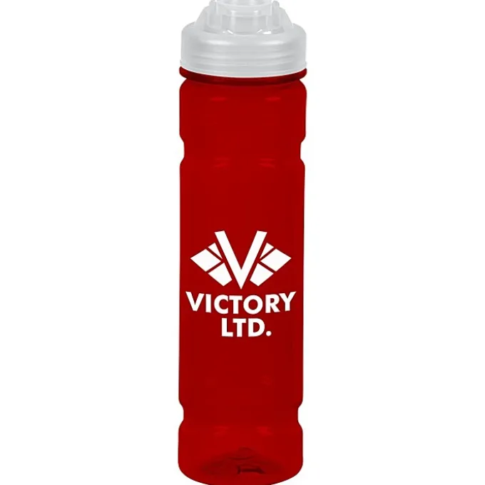 PolySure Jetstream Water Bottle with Flip Lid - 24 oz