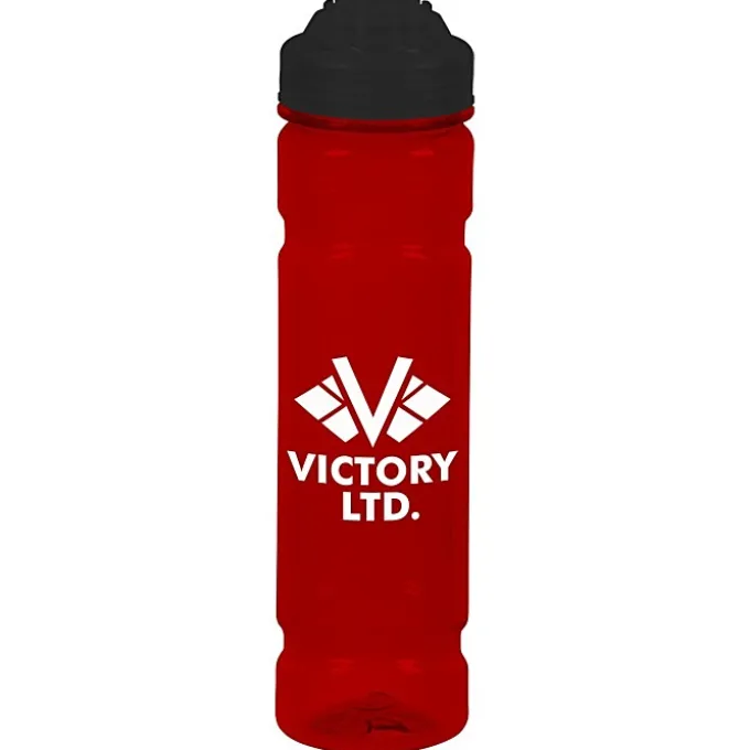 PolySure Jetstream Water Bottle with Flip Lid - 24 oz