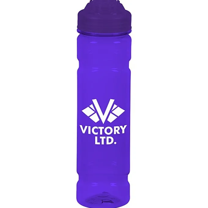 PolySure Jetstream Water Bottle with Flip Lid - 24 oz