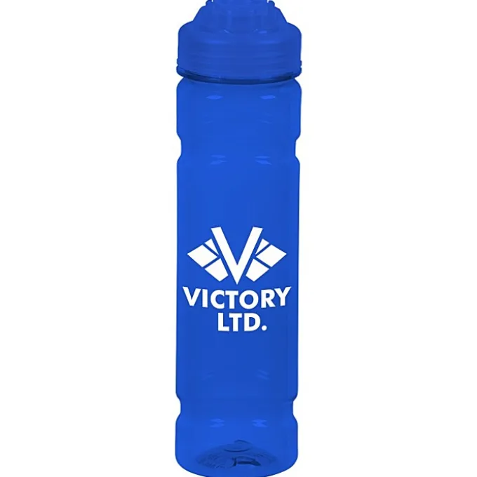PolySure Jetstream Water Bottle with Flip Lid - 24 oz