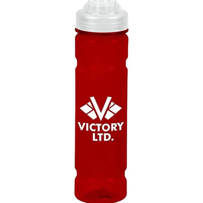 PolySure Jetstream Water Bottle with Flip Lid - 24 oz