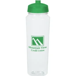 PolySure Measure Water Bottle - 24 oz - Clear