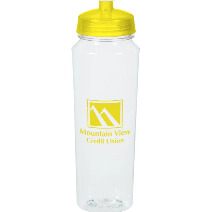 PolySure Measure Water Bottle - 24 oz - Clear