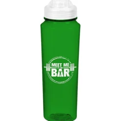 PolySure Measure Water Bottle with Flip Lid - 24 oz