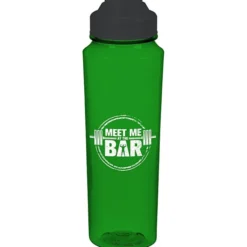 PolySure Measure Water Bottle with Flip Lid - 24 oz