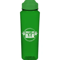 PolySure Measure Water Bottle with Flip Lid - 24 oz