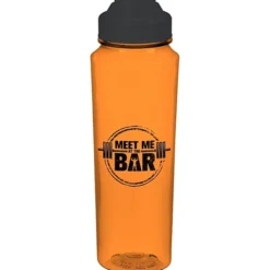 PolySure Measure Water Bottle with Flip Lid - 24 oz