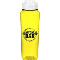 PolySure Measure Water Bottle with Flip Lid - 24 oz