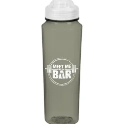 PolySure Measure Water Bottle with Flip Lid - 24 oz