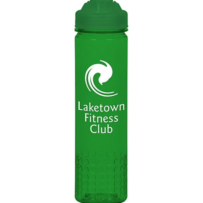 PolySure Out of the Block Water Bottle with Flip Lid - 24 oz