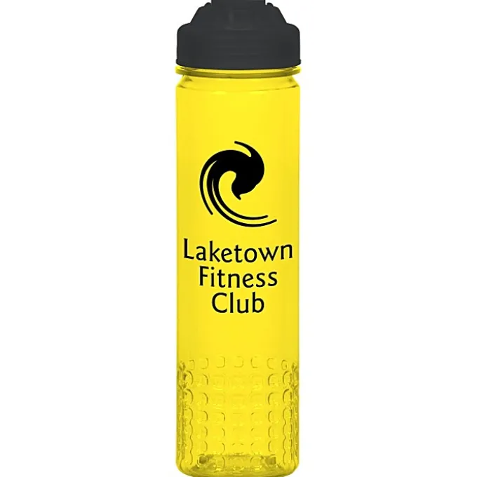 PolySure Out of the Block Water Bottle with Flip Lid - 24 oz