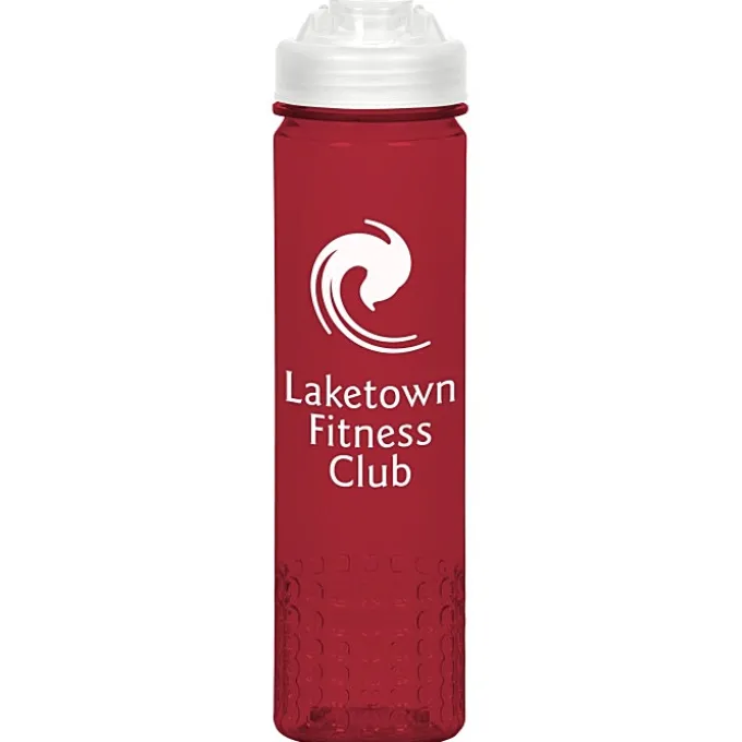 PolySure Out of the Block Water Bottle with Flip Lid - 24 oz