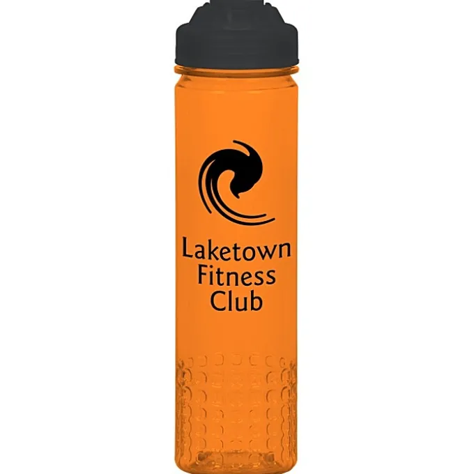 PolySure Out of the Block Water Bottle with Flip Lid - 24 oz