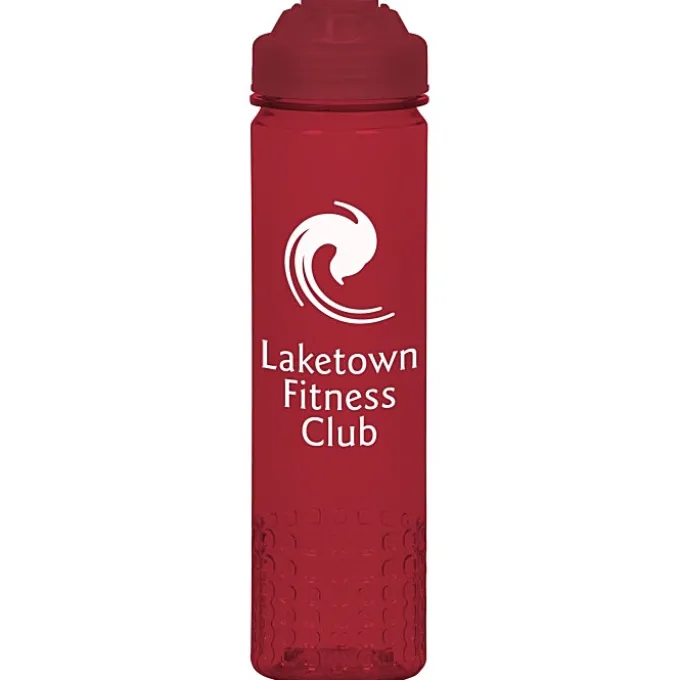 PolySure Out of the Block Water Bottle with Flip Lid - 24 oz