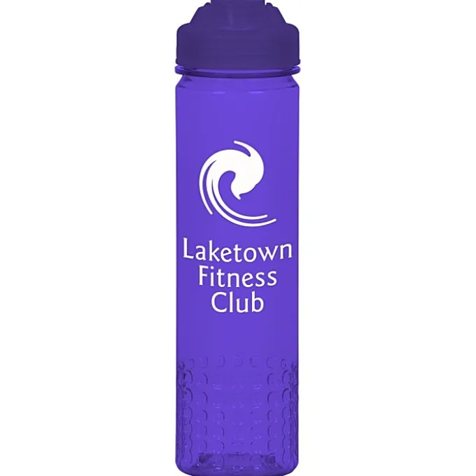 PolySure Out of the Block Water Bottle with Flip Lid - 24 oz
