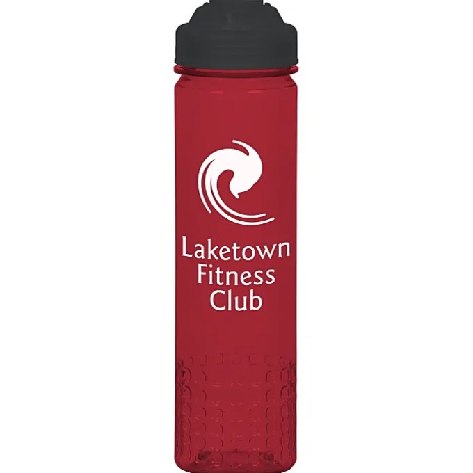 PolySure Out of the Block Water Bottle with Flip Lid - 24 oz