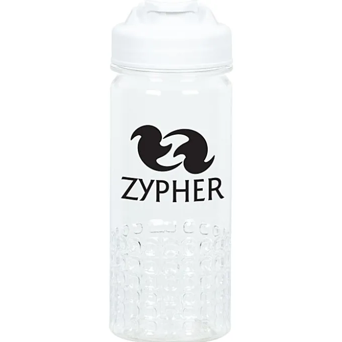 PolySure Out of the Block Water Bottle with Flip Lid - 16 oz - Clear