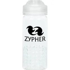 PolySure Out of the Block Water Bottle with Flip Lid - 16 oz - Clear