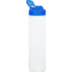 PolySure Out of the Block Water Bottle with Flip Lid - 24 oz - Clear