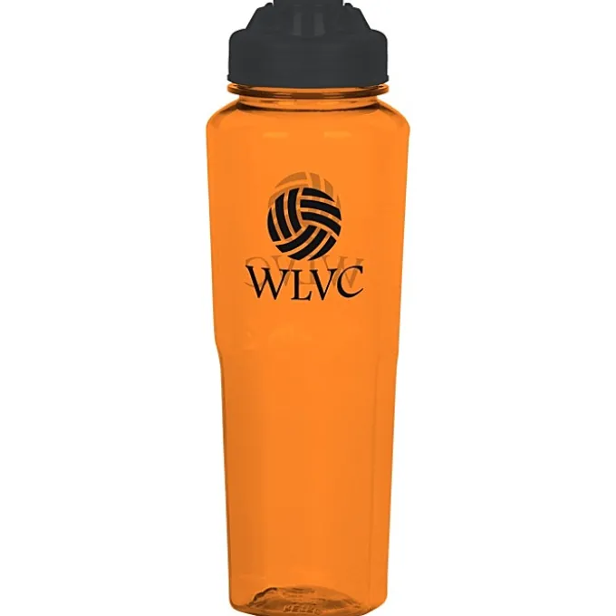PolySure Retro Water Bottle with Flip Lid - 32 oz