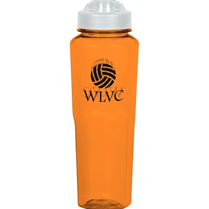 PolySure Retro Water Bottle with Flip Lid - 32 oz