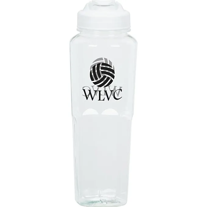 PolySure Retro Water Bottle with Flip Lid - 32 oz