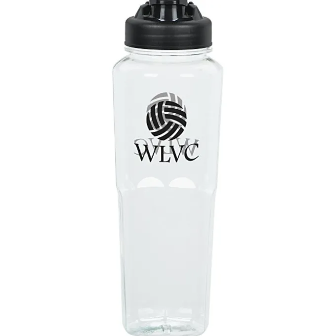 PolySure Retro Water Bottle with Flip Lid - 32 oz