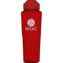 PolySure Retro Water Bottle with Flip Lid - 32 oz
