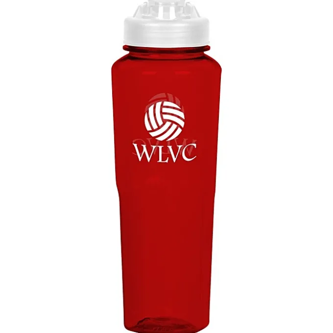 PolySure Retro Water Bottle with Flip Lid - 32 oz