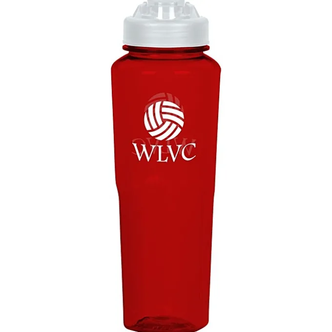 PolySure Retro Water Bottle with Flip Lid - 32 oz