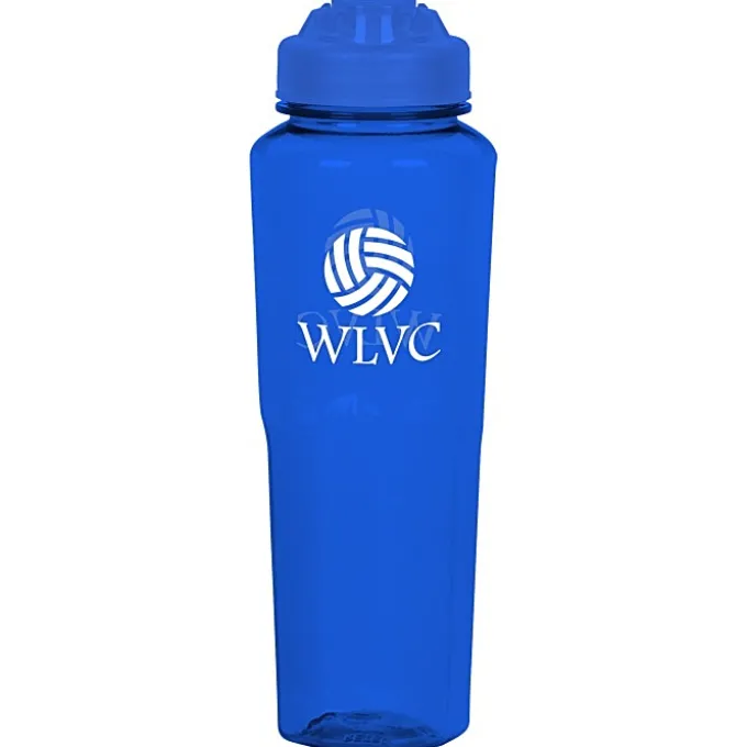 PolySure Retro Water Bottle with Flip Lid - 32 oz