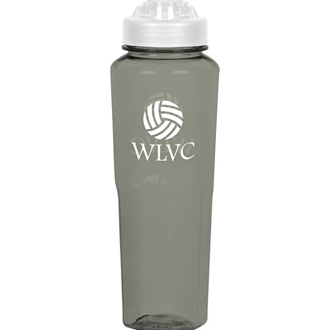 PolySure Retro Water Bottle with Flip Lid - 32 oz
