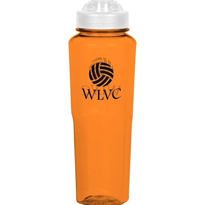 PolySure Retro Water Bottle with Flip Lid - 32 oz