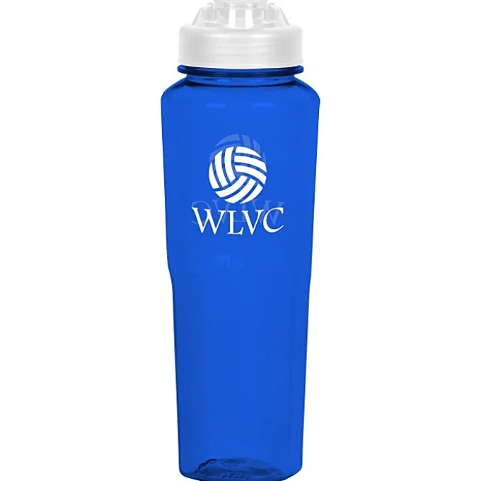 PolySure Retro Water Bottle with Flip Lid - 32 oz