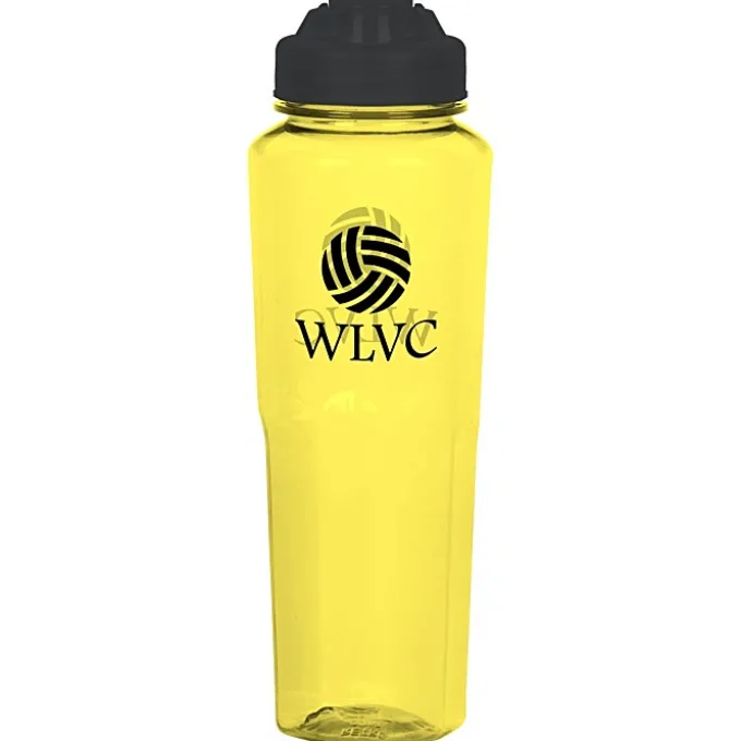 PolySure Retro Water Bottle with Flip Lid - 32 oz